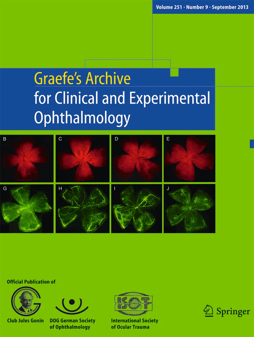 Graefe's Archive for Clinical and Experimental Ophthalmology 커버